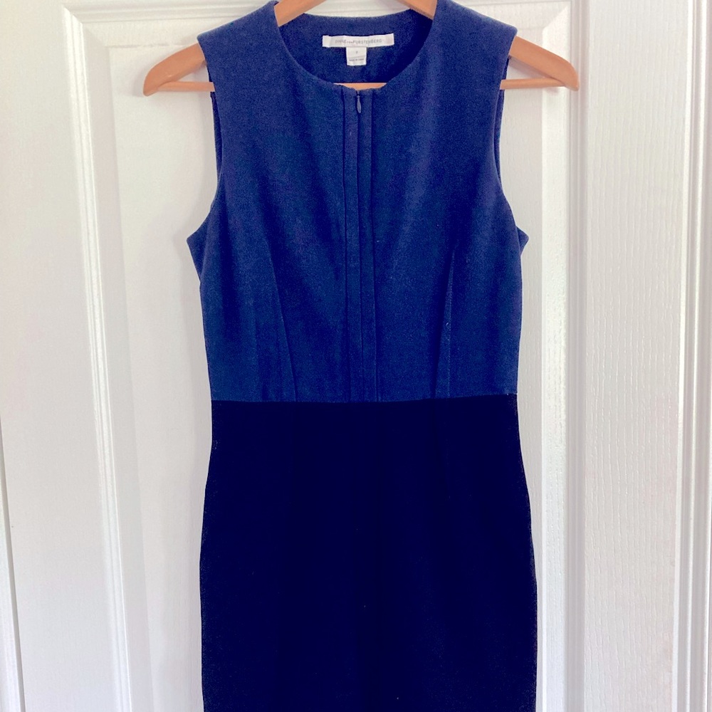 Diane Von Furstenberg Color Block Jersey Sheath 2